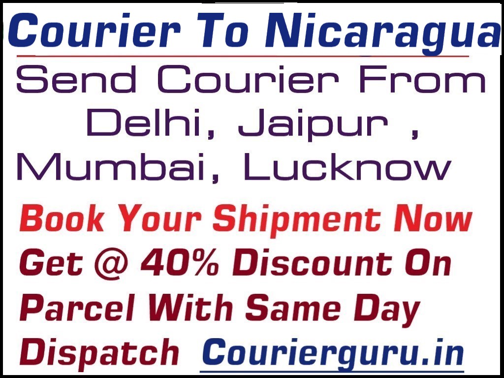 Courier Charges To Nicaragua From Delhi