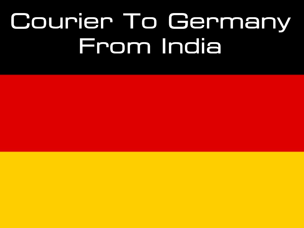 Courier Charges To Germany