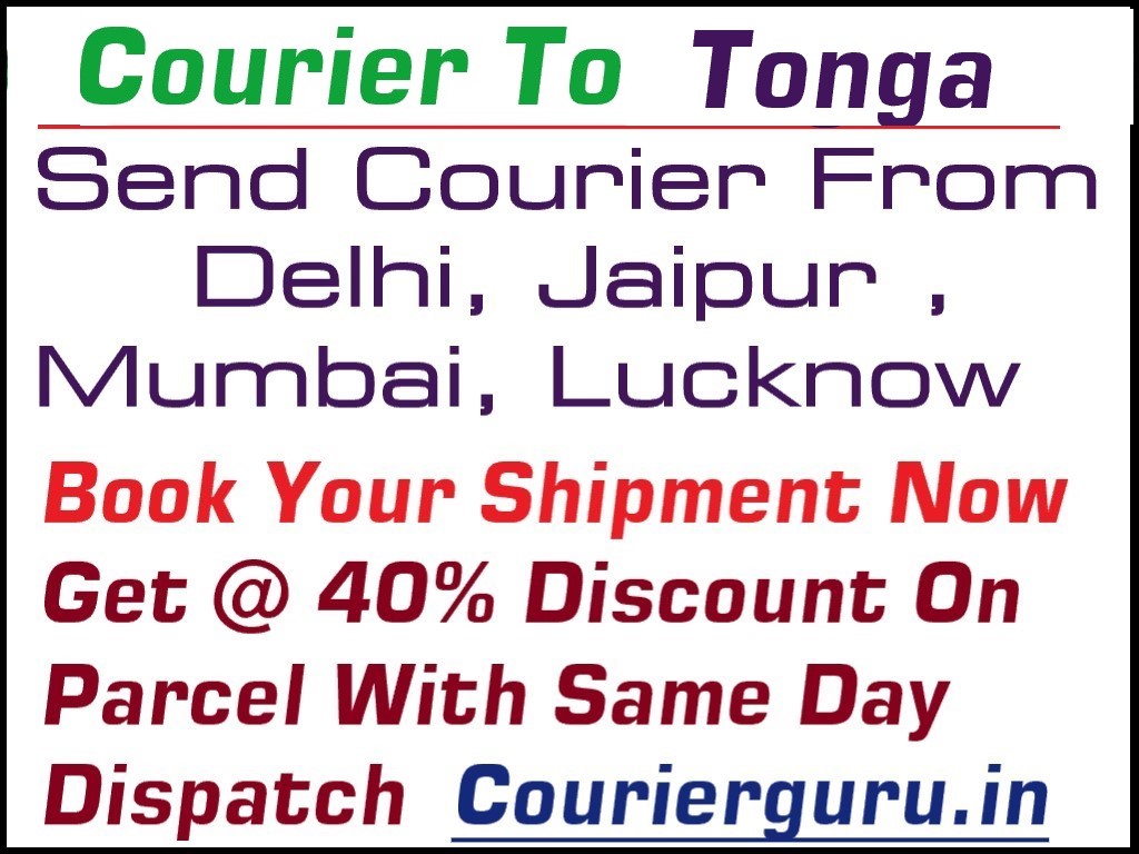 Courier Charges To Tonga From Delhi