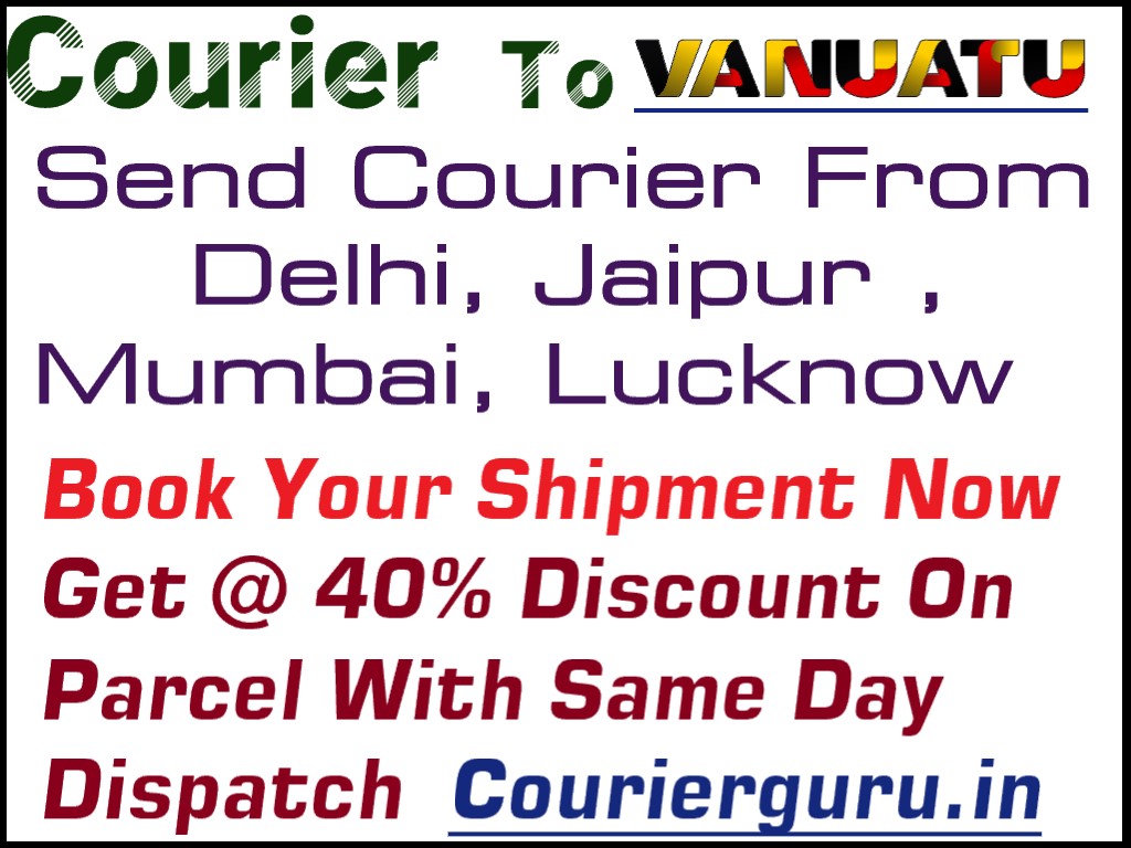 Courier Charges To Vanuatu From Delhi
